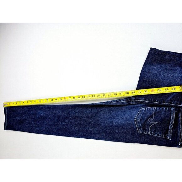 AG Adriano Goldschmied Anthropologie Size 27X29 Women The High Rise Stevie Ankle - Picture 10 of 12